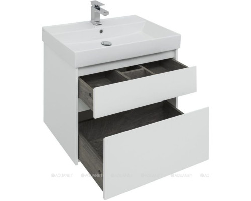 Мебель для ванной Aquanet Nova Lite 75 белый (2 ящика)