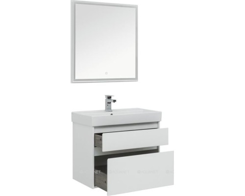 Мебель для ванной Aquanet Nova Lite 75 белый (2 ящика)