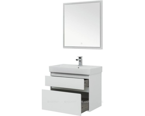 Мебель для ванной Aquanet Nova Lite 75 белый (2 ящика)