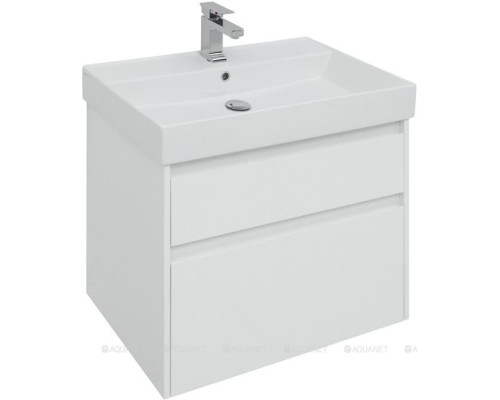 Мебель для ванной Aquanet Nova Lite 75 белый (2 ящика)