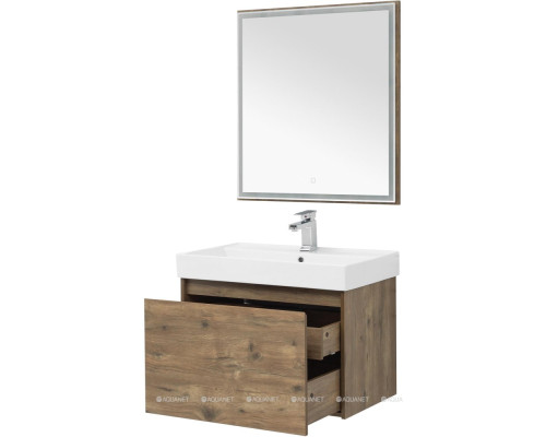 Мебель для ванной Aquanet Nova Lite 75 дуб рустикальный (1 ящик)