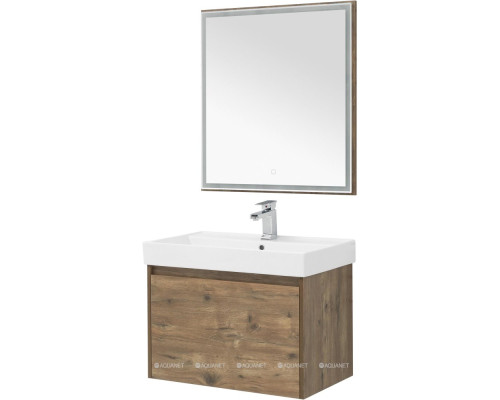 Мебель для ванной Aquanet Nova Lite 75 дуб рустикальный (1 ящик)