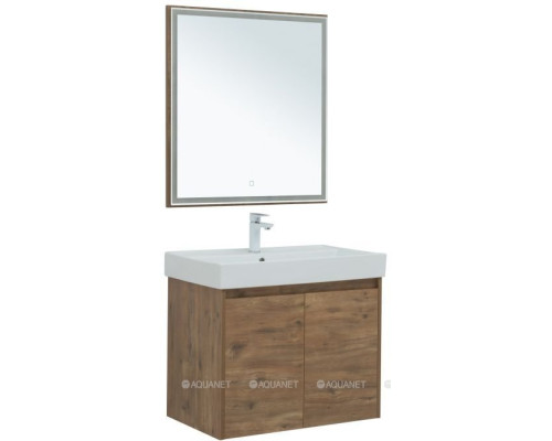 Мебель для ванной Aquanet Nova Lite 75 дуб рустикальный (2 дверцы)