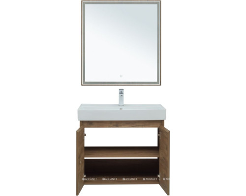 Мебель для ванной Aquanet Nova Lite 75 дуб рустикальный (2 дверцы)