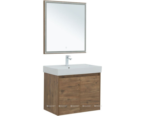 Мебель для ванной Aquanet Nova Lite 75 дуб рустикальный (2 дверцы)