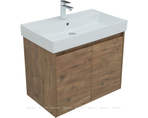 Мебель для ванной Aquanet Nova Lite 75 дуб рустикальный (2 дверцы)