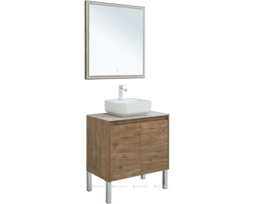 Мебель для ванной Aquanet Nova Lite 75 дуб рустикальный (2 дверцы)