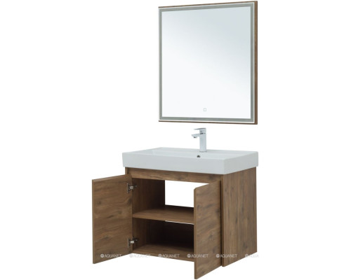 Мебель для ванной Aquanet Nova Lite 75 дуб рустикальный (2 дверцы)