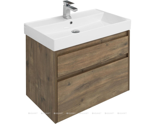 Мебель для ванной Aquanet Nova Lite 75 дуб рустикальный (2 ящика)