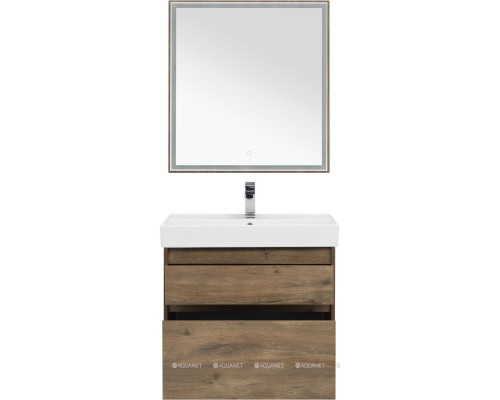 Мебель для ванной Aquanet Nova Lite 75 дуб рустикальный (2 ящика)