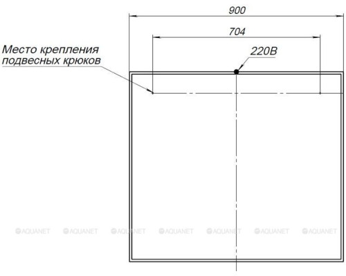Мебель для ванной Aquanet Nova Lite 85 дуб рошелье