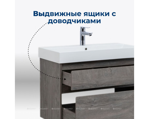Мебель для ванной Aquanet Nova Lite 85 дуб рошелье