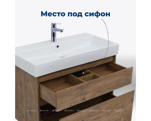 Мебель для ванной Aquanet Nova Lite 85 дуб рустикальный