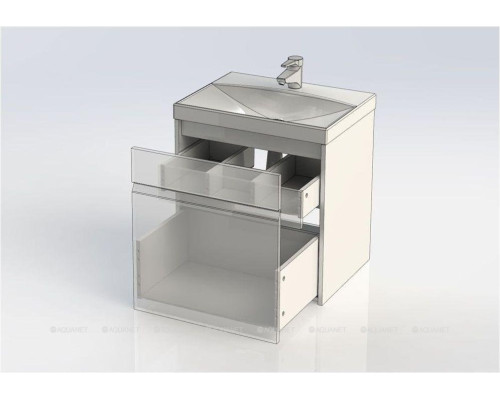 Мебель для ванной Aquanet Палермо 60 белый глянец