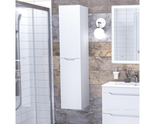 Пенал Aquanet Практика 30 белый матовый