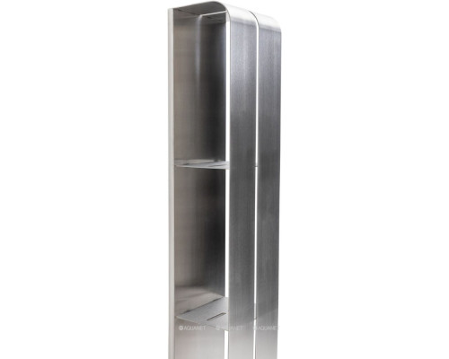 Полка Aquanet Магнум 15x100 сталь браш, вертикальная