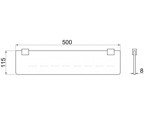 Полочка Allen Brau Infinity 6.21012-00 хром