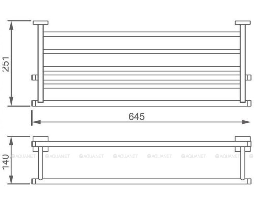 Полочка Aquanet 6162 (65 см)