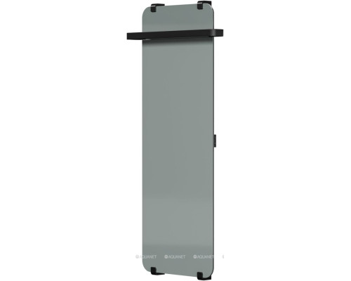 Полотенцесушитель электрический Allen Brau Infinity 120x44 с рейлингом 2.0 и креплением, черный матовый