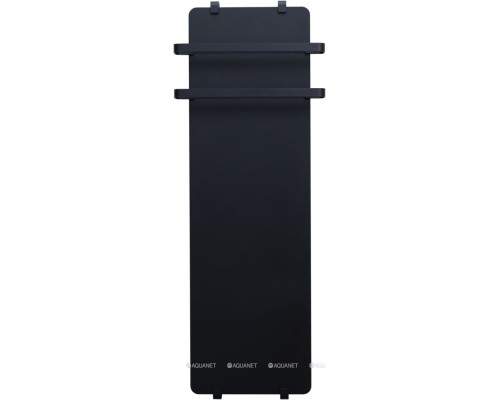 Полотенцесушитель электрический Allen Brau Infinity 120x44 с рейлингом 2.0 и креплением, черный матовый