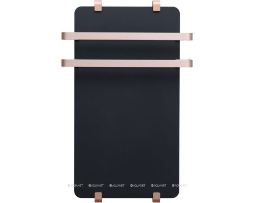 Полотенцесушитель электрический Allen Brau Infinity 120x44 с рейлингом 2.0 и креплением, медь браш