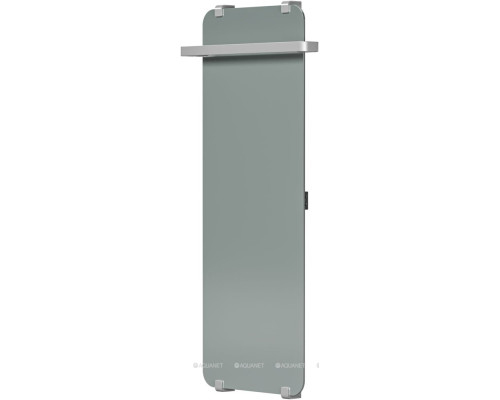 Полотенцесушитель электрический Allen Brau Infinity 120x44 с рейлингом 2.0 и креплением, серебро браш