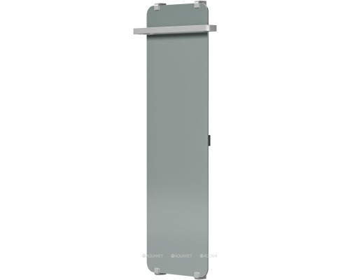 Полотенцесушитель электрический Allen Brau Infinity 140x44 с рейлингом 2.0 и креплением, серебро браш