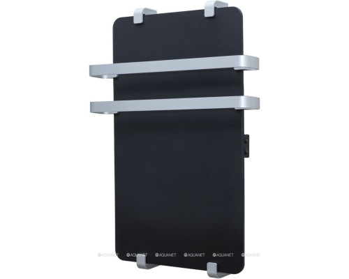 Полотенцесушитель электрический Allen Brau Infinity 60x44 с рейлингом 2.0 и креплением, серебро браш