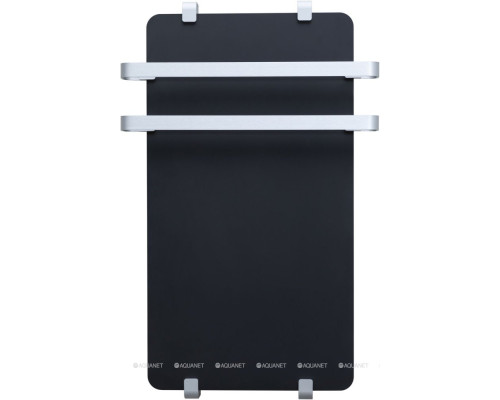 Полотенцесушитель электрический Allen Brau Infinity 80x44 с рейлингом 2.0 и креплением, серебро браш