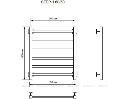 Полотенцесушитель электрический Ника Step STEP-1 60/50 W (U)