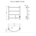 Полотенцесушитель электрический Тругор Пэк сп 5 600x500 32 мм