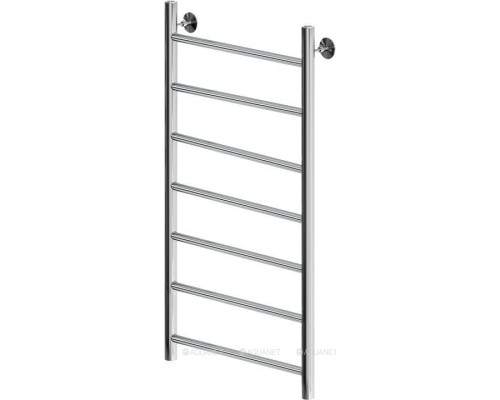 Полотенцесушитель водяной Aquanet Mauro 1000x500 хром