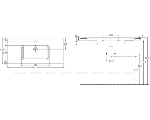 Раковина Allen Brau Fantasy 102 4.11014.20 белый глянец