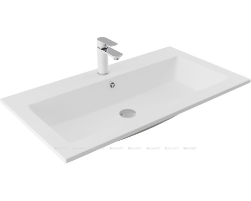 Раковина Aquanet Электра 90 белый матовый