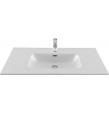 Раковина Aquanet Flat 100 белая