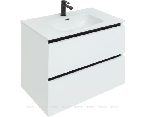 Раковина Aquanet Flat 100 белая