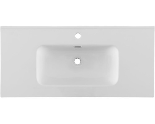 Раковина Aquanet Flat 100 белая матовая