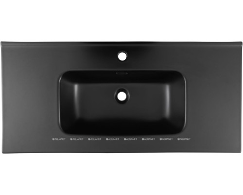Раковина Aquanet Flat 100 черная матовая