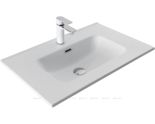 Раковина Aquanet Flat 70 белая матовая