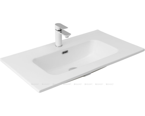 Раковина Aquanet Flat 80 белая матовая
