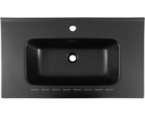 Раковина Aquanet Flat 80 черная матовая