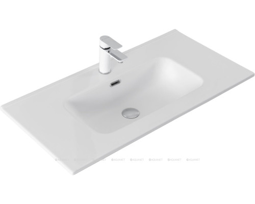Раковина Aquanet Flat 90 белая матовая