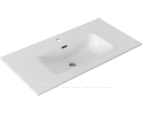 Раковина Aquanet Flat 90 белая матовая