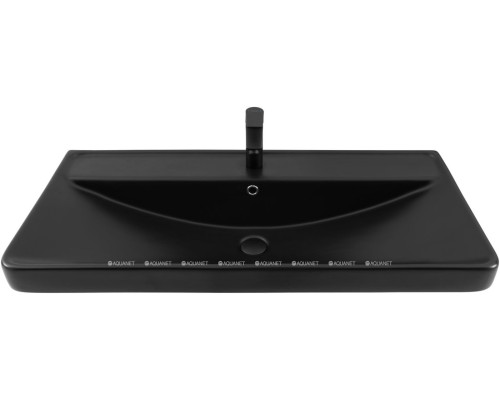 Раковина Aquanet Ирис 100 черная матовая
