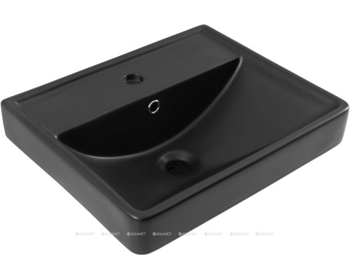 Раковина Aquanet Ирис 50 черная матовая