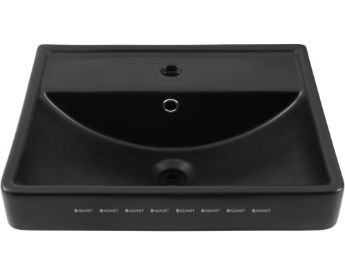 Раковина Aquanet Ирис 50 черная матовая