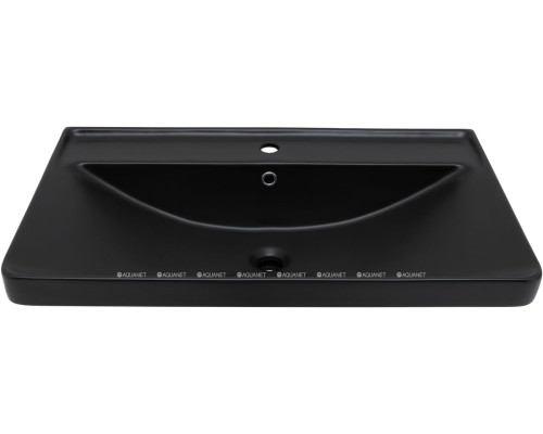 Раковина Aquanet Ирис 80 черная матовая