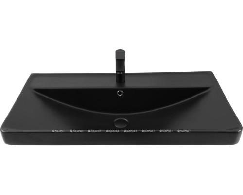 Раковина Aquanet Ирис 90 черная матовая