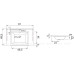 Раковина Dolomite Квадро 81