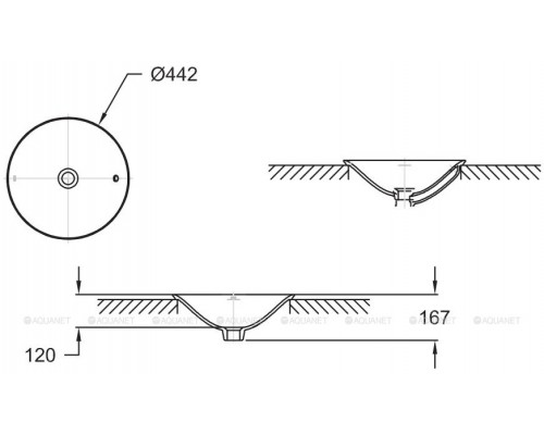Раковина Jacob Delafon Carillon 45 E96118-0